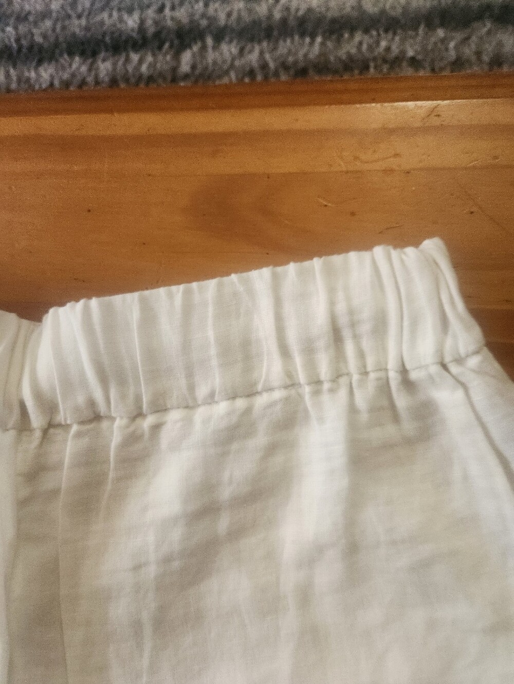 Daily/Ritual Linen Shorts White Size 10 - Picture 4 of 6